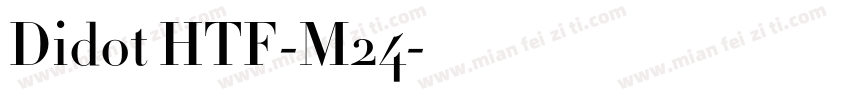 Didot HTF-M24字体转换